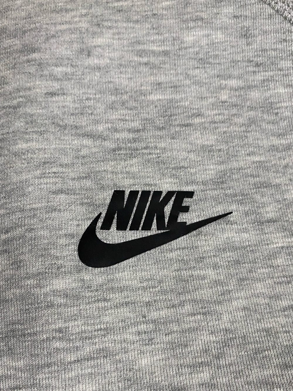 NIKE Tech Grey Pullover Crewneck Sweatshirt FB7916-063 Sportswear Tech Fleece - Picture 8 of 9